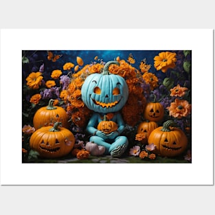 Boos and Pumpkins Galore Posters and Art